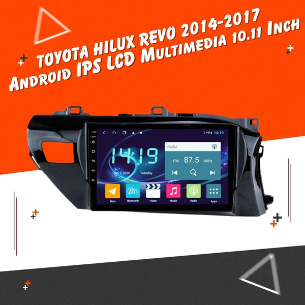 Toyota Hilux Revo Android LCD Black 10 Inches
