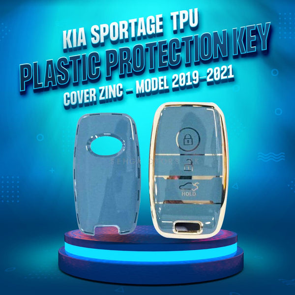 KIA Sportage TPU Plastic Protection Key Cover Zinc - Model 2019-2024