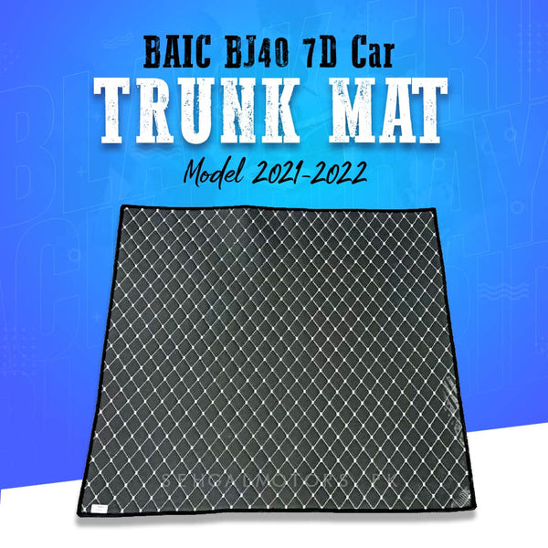 BAIC BJ40 7D Car Trunk Mat - Model 2021-2022