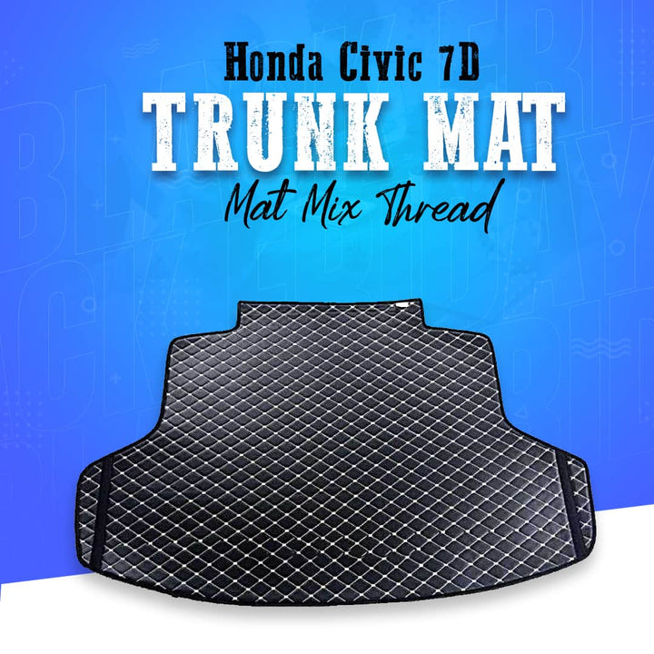Honda Civic 7D Trunk Mat Mix Thread - Model 2022-2023