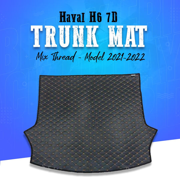 Haval H6 7D Trunk Mat Mix Thread - Model 2021-2024