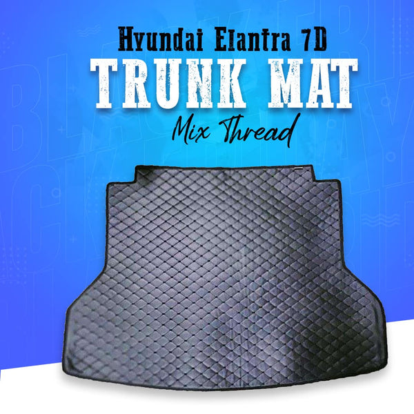 Hyundai Elantra 7D Trunk Mat Mix Thread - Model 2020-2024