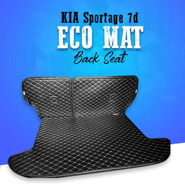 KIA Sportage 7d Back Seat Eco Mat Black 2 Pcs Model - Model 2020-2021