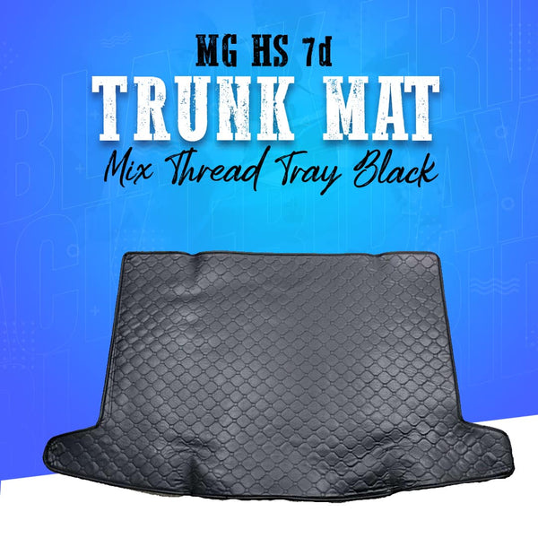 MG HS 7D Trunk Mat Mix Thread Tray Black - Model 2020-2021