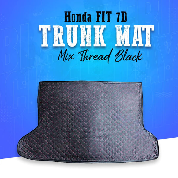 Honda Vezel 7D Trunk Mat Mix Thread Black - Model 2013-2021