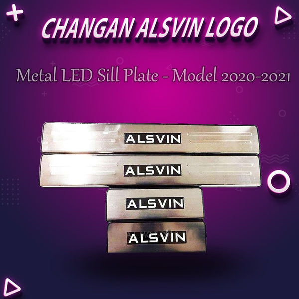 Changan Alsvin Metal LED Sill Plate - Model 2020-2024