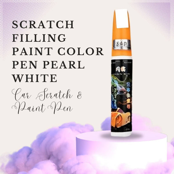Scratch Filling Paint Color Pen Pearl White