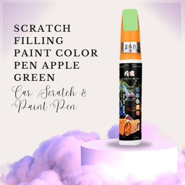 Scratch Filling Paint Color Pen Apple Green