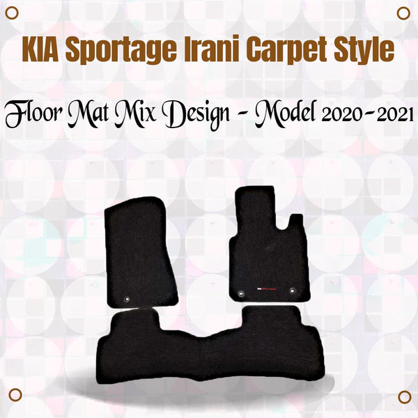 KIA Sportage Irani Carpet Style Floor Mat Mix Design - Model 2020-2021