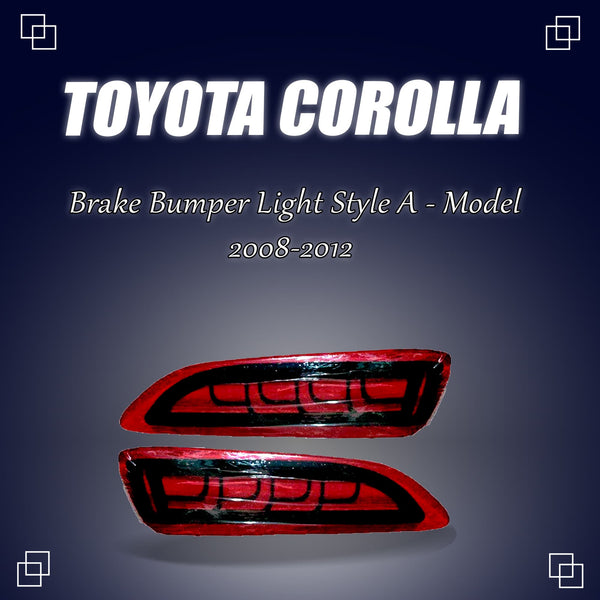 Toyota Corolla Brake Bumper Light Style A - Model 2008-2012