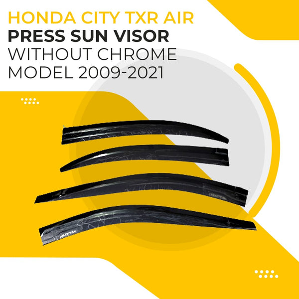 Honda City TXR Air Press Sun Visor Without Chrome - Model 2009-2021