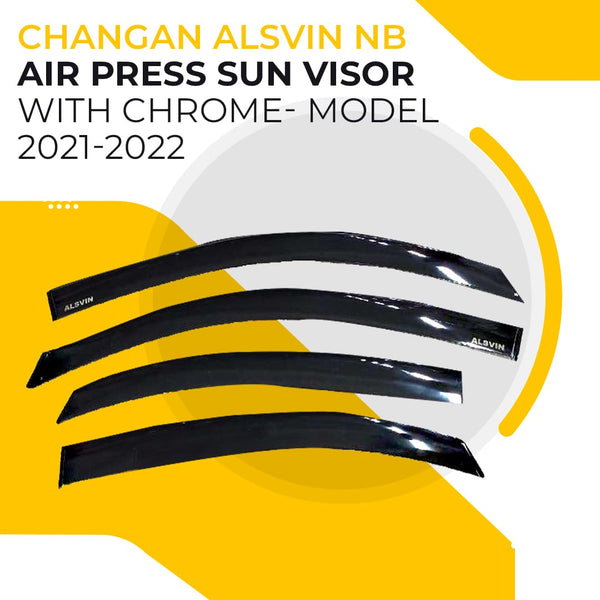 Changan Alsvin NB Air Press Sun Visor With Chrome- Model 2021-2024