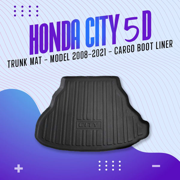 Honda City 5D Trunk Mat - Model 2008-2021