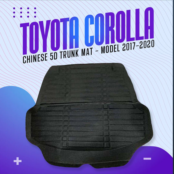 Toyota Corolla Chinese 5D Trunk Mat - Model 2017-2020