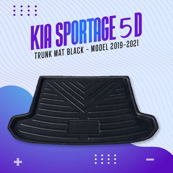 KIA Sportage 5D Trunk Mat Black - Model 2019-2021