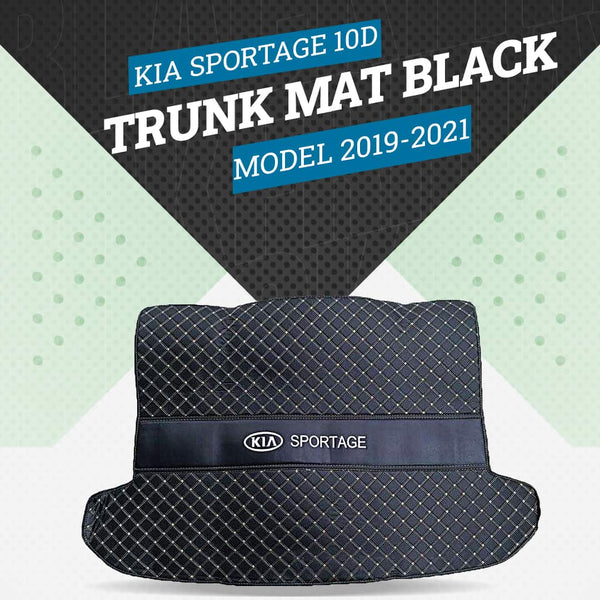 KIA Sportage 10D Trunk Mat Black - Model 2019-2024