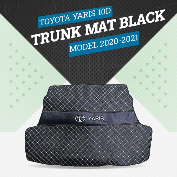 Toyota Yaris 10D Trunk Mat Black - Model 2020-2021