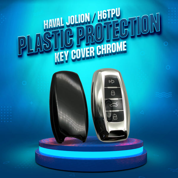 Haval Jolion / H6TPU Plastic Protection Key Cover Chrome - Model 2021-2024