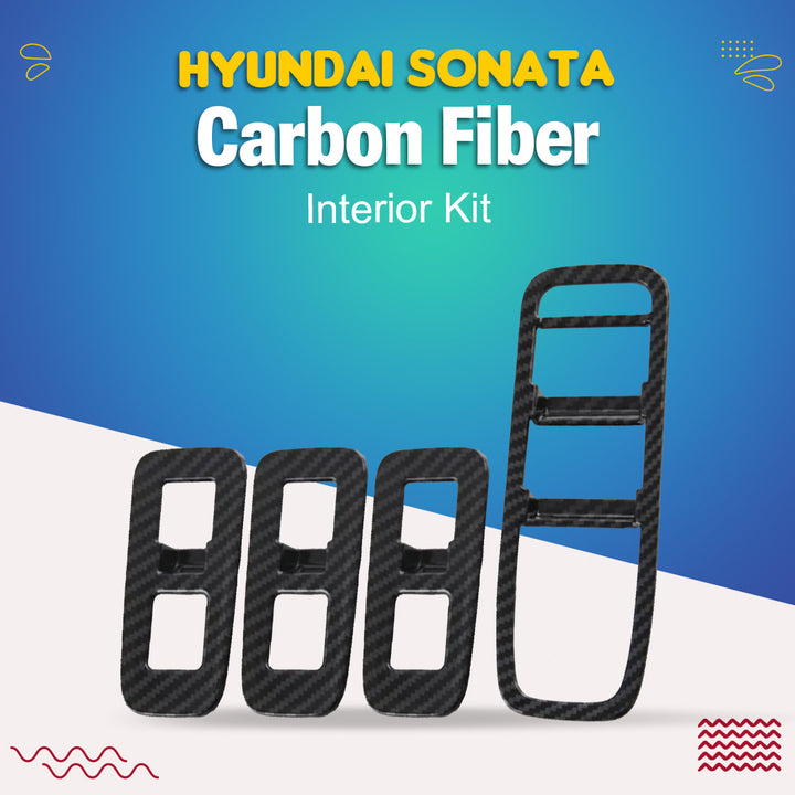Hyundai Sonata Carbon Fiber Interior Kit - Model 2021-2024