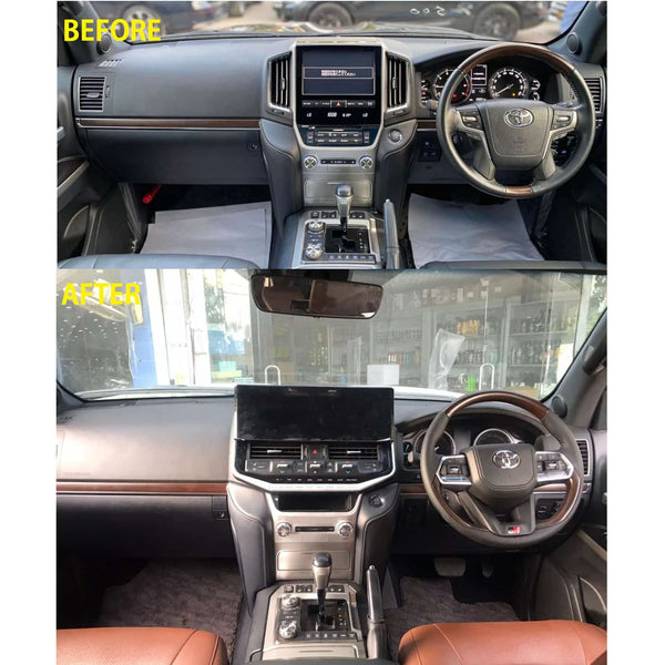 Toyota Land Cruiser LC200 Interior Conversion Kit With LC300 Android LCD  - Model 2008 - 2018