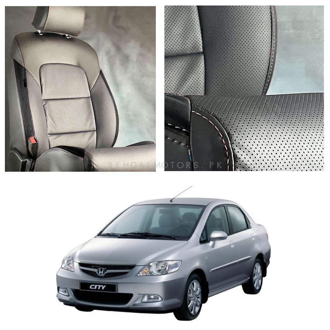 Buy Honda City Breathable Black Black Seat Covers Model 2002