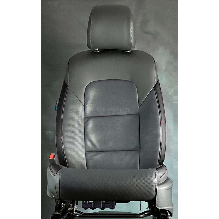 Honda City Breathable Black Black Seat Covers - Model 2002-2008