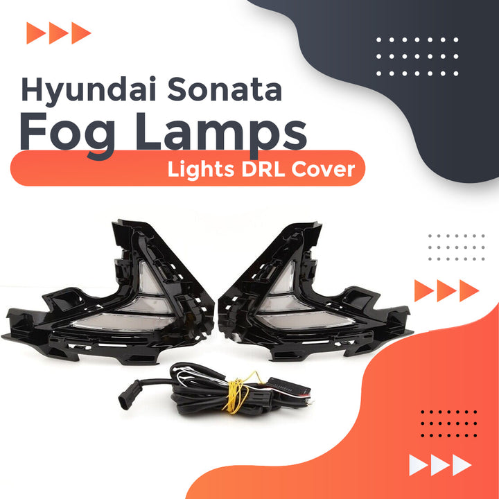 Hyundai Sonata Fog Lamps Lights DRL Cover - Model 2021-2024