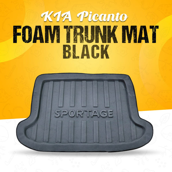 KIA Sportage Foam Trunk Mat Black - Model 2019-2021