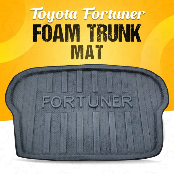 Toyota Fortuner Foam Trunk Mat - Model 2016-2021