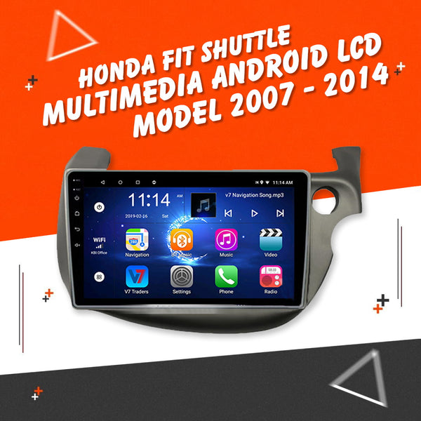 Honda Fit Shuttle Android LCD Black 9 Inches - Model 2007-2014