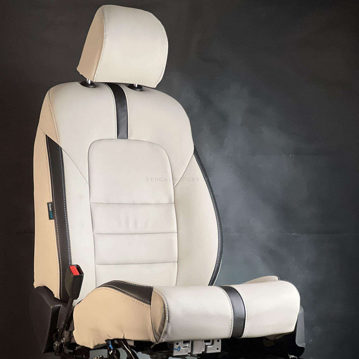 DFSK Glory 580 Type R Beige Black Seat Covers 8 Seater - Model 2020-2024