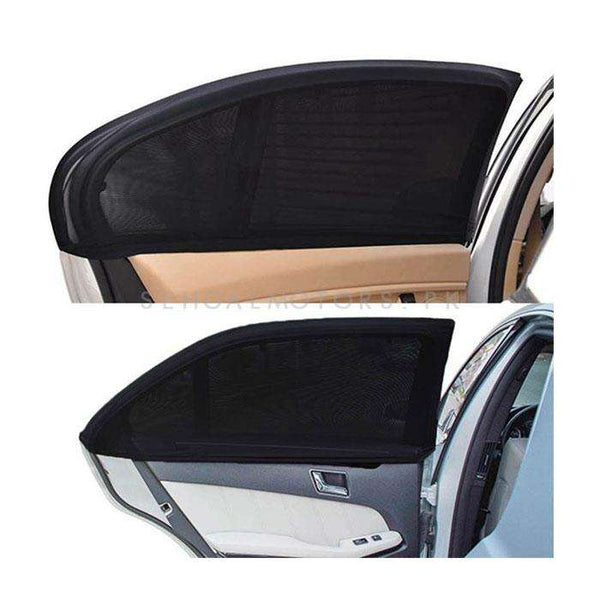Car UV Protection Flexible Side Sunshade Curtains For Mehran | Alto | Coure - 4 Pcs