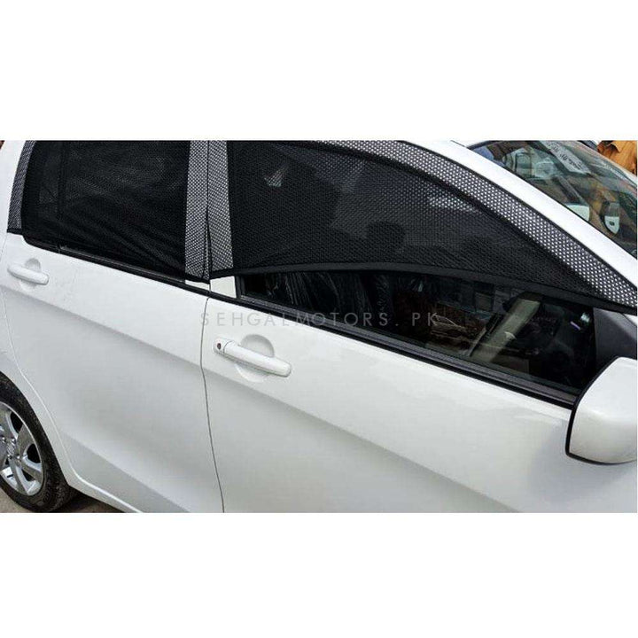 Car UV Protection Flexible Side Sunshade Curtains For Mehran | Alto | Coure - 4 Pcs