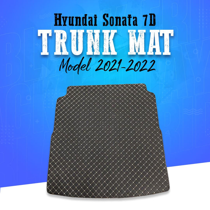 Hyundai Sonata 7D Trunk Mat - Model 2021-2024