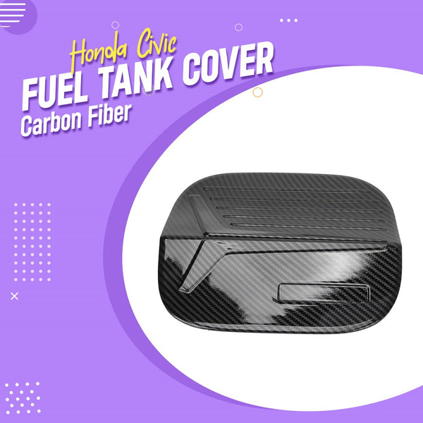 Honda Civic Fuel Tank Cover Carbon Fiber - Model 2022-2024