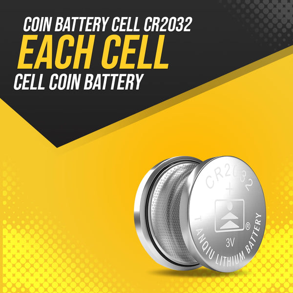 Coin Battery Cell CR2032 - Each Cell