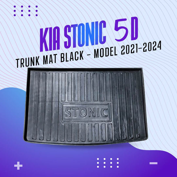 KIA Stonic 5D Trunk Mat Black - Model 2021-2024