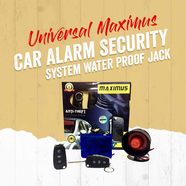 Universal Maximus Car Alarm Security System Water Proof Jack Knife