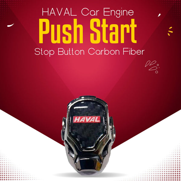 HAVAL Car Engine Push Start Stop Button Carbon Fiber