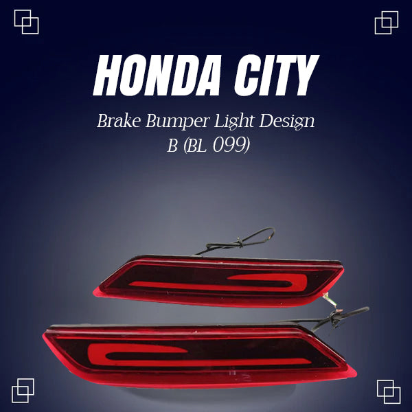 Honda City Brake Bumper Light Design B (BL 099) - Model 2021-2024