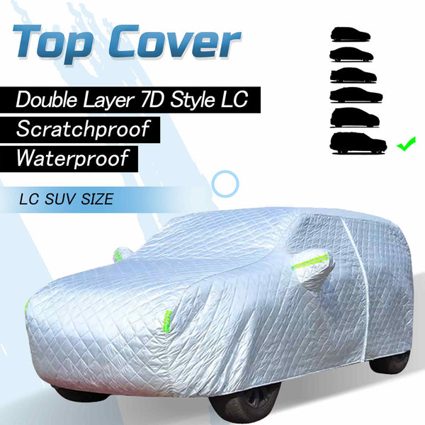 Double Layer 7D Style LC Scratchproof Waterproof Top Cover - LC SUV Size