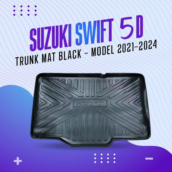 Suzuki Swift 5D Trunk Mat Black - Model 2021-2024