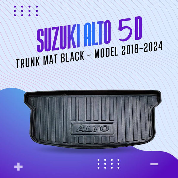 Suzuki Alto 5D Trunk Mat Black - Model 2018-2024