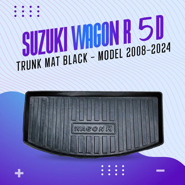 Suzuki Wagon R 5D Trunk Mat Black - Model 2008-2024