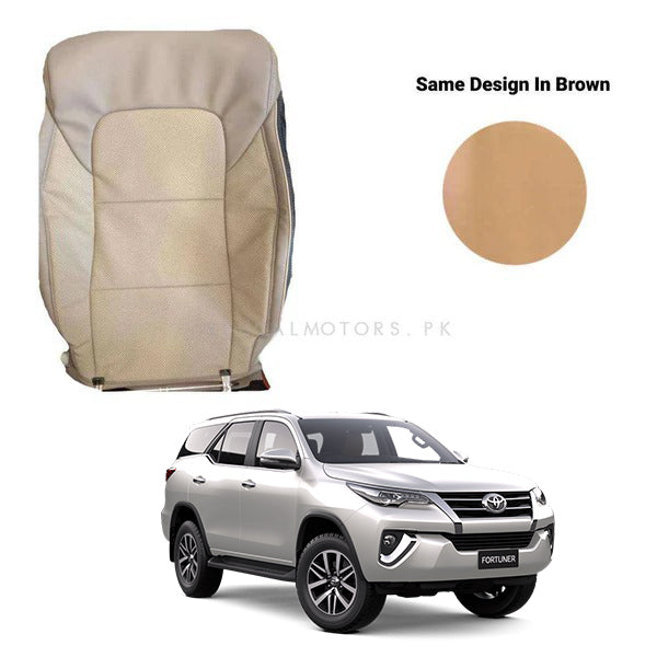 Toyota Fortuner Breathable Seat Covers Brown - Model 2016-2024