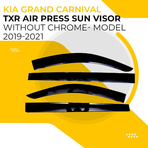 KIA Grand Carnival TXR Air Press Sun Visor Without Chrome- Model 2019-2021