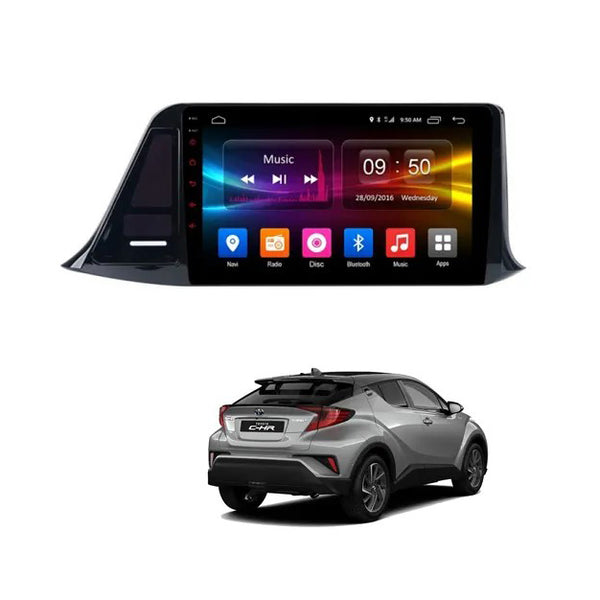 Toyota CHR Android LCD Black 9 Inches - Model 2016-2024