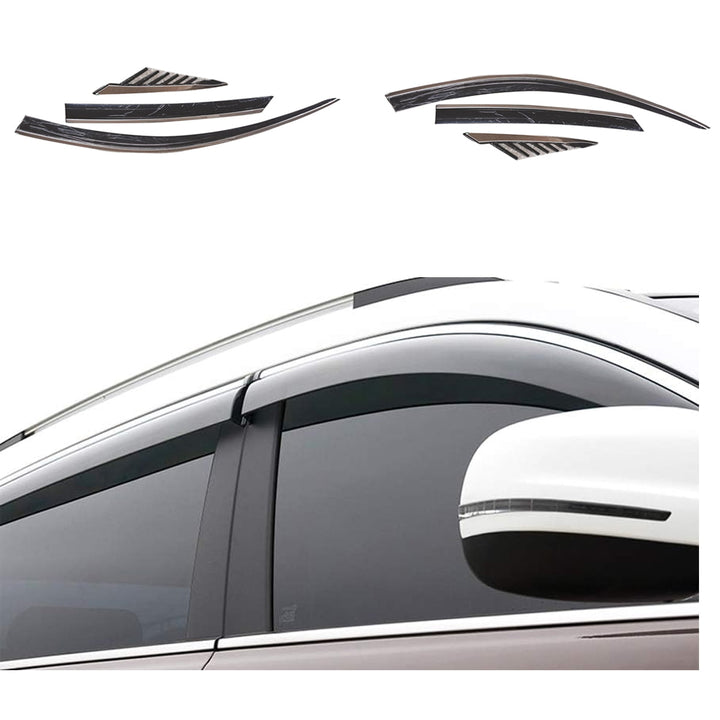Hyundai Elantra TXR Air Press Sun Visor With Chrome 6 Pcs - Model 2021-2024
