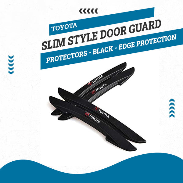 Toyota Slim Style Door Guard Protectors - Black