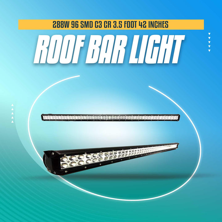 288W 96 SMD C3 CR Roof Bar Light - 3.5 Foot 42 Inches SehgalMotors.pk
